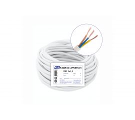 Провод Кабель-Арсенал ПВС 3x1,5 ГОСТ DIY - 10м 54644 