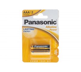 Щелочная батарейка LR03 AAA Alkaline 1.5В бл/2 Panasonic 5410853042907 