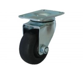 Колесо поворотное термостойкое нейлоновое (фенольное) 75 мм MFK-TORG 1142075 