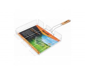 Объемная решетка-гриль 240х310х55 мм, хромированная SPARTA 69553 