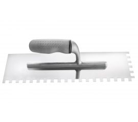 Гладилка HARDY серия 31 нерж. сталь, 38x10см, зубчатая 8x8мм 0800-313808 