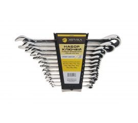 Набор комбинированных трещоточных ключей 12 предметов ЭВРИКА ER-20624 