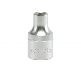Головка торцевая короткая (8 мм; CrV; 1/2DR) YATO YT-1201 