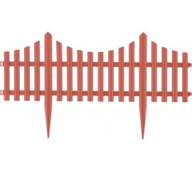 Декоративный забор PALISAD Гибкий, 24 х 300 см, коралловый 65018 