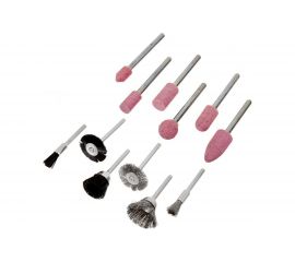 Набор насадок 12 предметов для граверов и бормашин TUNDRA 1935902 