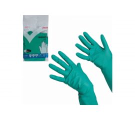Хозяйственные перчатки VILEDA размер L, зеленые, 100802 602158 