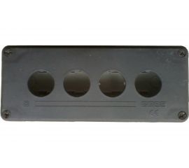 4-кнопочный корпус пост Emas черно-серый, P4BOS 