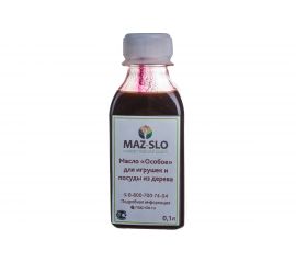 Масло для игрушек и посуды из дерева MAZ-SLO ""Особое"" цвет Махагон, 100 мл 8064523 