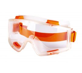 Защитные очки AMIGO Панорама, с оранжевой резинкой, 74252 