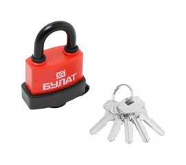 Навесной замок БУЛАТ ВС 1-П42 ПЛ (всепогодный; 8 мм) 13640 