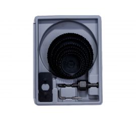 Пилы кольцевые по дереву набор 8 предметов в кейсе 51-57-67-76-88-102 мм Кедр 078-0108 28707 