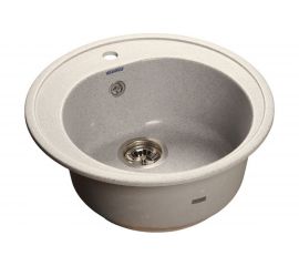 Мойка GRANFEST RONDO GF-R 510 мрамор, D=508 мм, серый R-510 