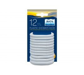 Кольца для штор Bath Plus 12 шт. белые AK-06 