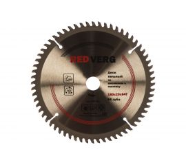 Диск пильный (180х20/16 мм; 64 зуба) REDVERG 6621263 