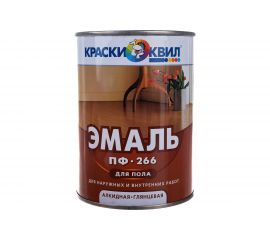 Эмаль для пола Красиво ПФ-266 красно-корич., банка 0,9 кг 4690417032297 