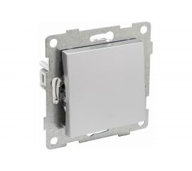 Выключатель GUSI ELECTRIC Ugra 1 клавиша, СУ, 10А, 250В, серебро С11В1-004 