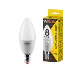 Лампа WOLTA LX C37 E14 8W 3000K 30YC8E14 