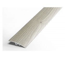 Порог разноуровневый алюминиевый ЛУКА (41 мм, 0,9 м, декоративный, Сосна серебристая) УТ000025920 