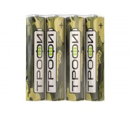 Батарейки Трофи R03-4S Классика Б0012907 