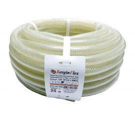 Шланг ПВХ маслобензостойкий/прозрачный (16х22мм; 10 атм.; 25 м) Berginflex PVC-OA-16B 