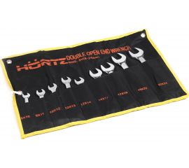 Набор хромированных гаечных двусторонних ключей HORTZ 9шт. 8-24 HOR 104309 