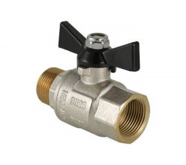 Шаровой кран, рукоятка бабочка 1/2 вн.-нар. Valtec PERFECT VT.318.N.04 