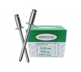 Заклепка Sorrex AL/ST-3.2Х16 1000 шт. 2ASD 32160 