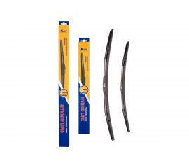 Комплект гибридных щеток стеклоочистителя KRAFT 600/400 мм, 1 адаптер KT 830867 