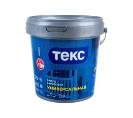 Универсальная акриловая эмаль ТЕКС Профи (глянцевая; база A; 0.9 л) 52470 
