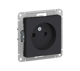 Розетка Schneider Electric AtlasDesign Карбон б/з, 16А, механизм ATN001041 