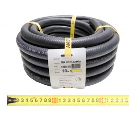Шланг резиновый 3-х слойный маслобензостойкий ГОСТ 10362-2017 (18х27 мм; 20 атм.; бухта 10 м) Andycar H50-10 