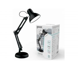 Настольный светильник Gauss модель GTL002 60W 220-240V E27 черный струбцина и основание 1/12 GT0022 