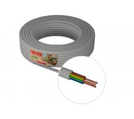 Провод ПВС 3 х 1.5 белый 100м ГОСТок ГТ0766 