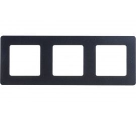 Рамка Legrand - 3 поста - INSPIRIA - антрацит 673953 
