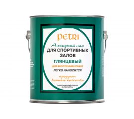 Алкидный лак для спортзалов Petri Spar Gym глянцевый PC2511101 