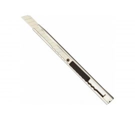 Канцелярский нож Attache 9 мм металлический, фиксатор, цв.металлик 280460 