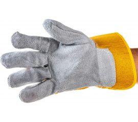 Комбинированные усиленные спилковые перчатки СИБРТЕХ размер XL 679022 