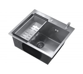 Кухонная мойка из нержавеющей стали ULGRAN US500*450 Steel 