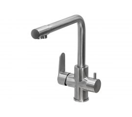 Смеситель для кухни Профсан ПСМ нержавеющая сталь AISI-304, с подключением фильтра, тип См-МОЦБА PSM-300-22 