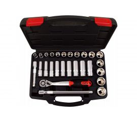 Набор головок дюймовых и аксессуаров AmPro 1/2, 27 предметов T45530 