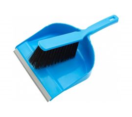 Набор Palisad Home совок с кромкой 330x225 мм и щетка-сметка 285 мм, голубой 933105 