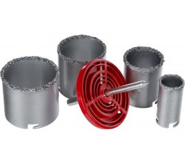 Набор коронок с твердосплавным зерном Мастер 4 шт. ПРАКТИКА 910-270 