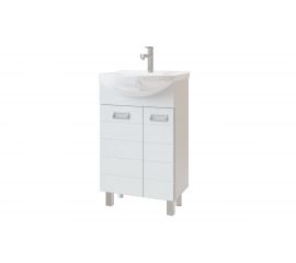 Напольная тумба с раковиной ИТАНА Вита 55 500х445х870 22526 