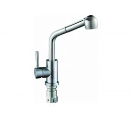 Смеситель для кухни G-lauf с выдвижным изливом, хром ZAP4-E090 