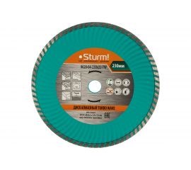 Диск алмазный Turbo wave по железобетону (230х22.2/20 мм) Sturm 9020-04-230x22-TW 