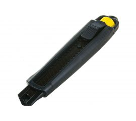 Нож Hanskonner 18мм, обрезиненный корпус, доп. фиксирующий винт, лезвие SK2 0.7мм HK1076-08-01 