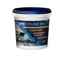 Клей-фиксатор для гибких напольных покрытий KRASS водно-дисперсионный, 1 кг Лк-00012448 