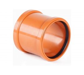 Ремонтная надвижная муфта ХЕМКОР НПВХ наружная канализация, 160 мм 2491100 