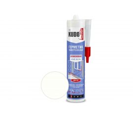 Силиконовый универсальный герметик KUDO белый 280 мл KSK-101 