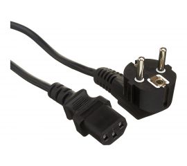 Кабель питания ExeGate Power PC-5P Евровилка угловая Schuko- С13 VDE-250V-3х0.75-CU 10A 5м 280665 